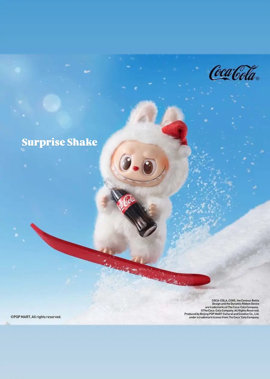 【SURPRISE SHAKE】POPMART Coca-Cola コカコーラ Labubu The Monsters Coca-Cola Series Surprise Shake 100
