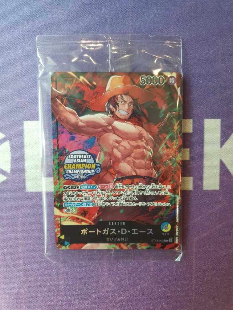 [38] (Set) Ace, Luffy and Sabo Foil Southeast Asian Championship 2023 Promos