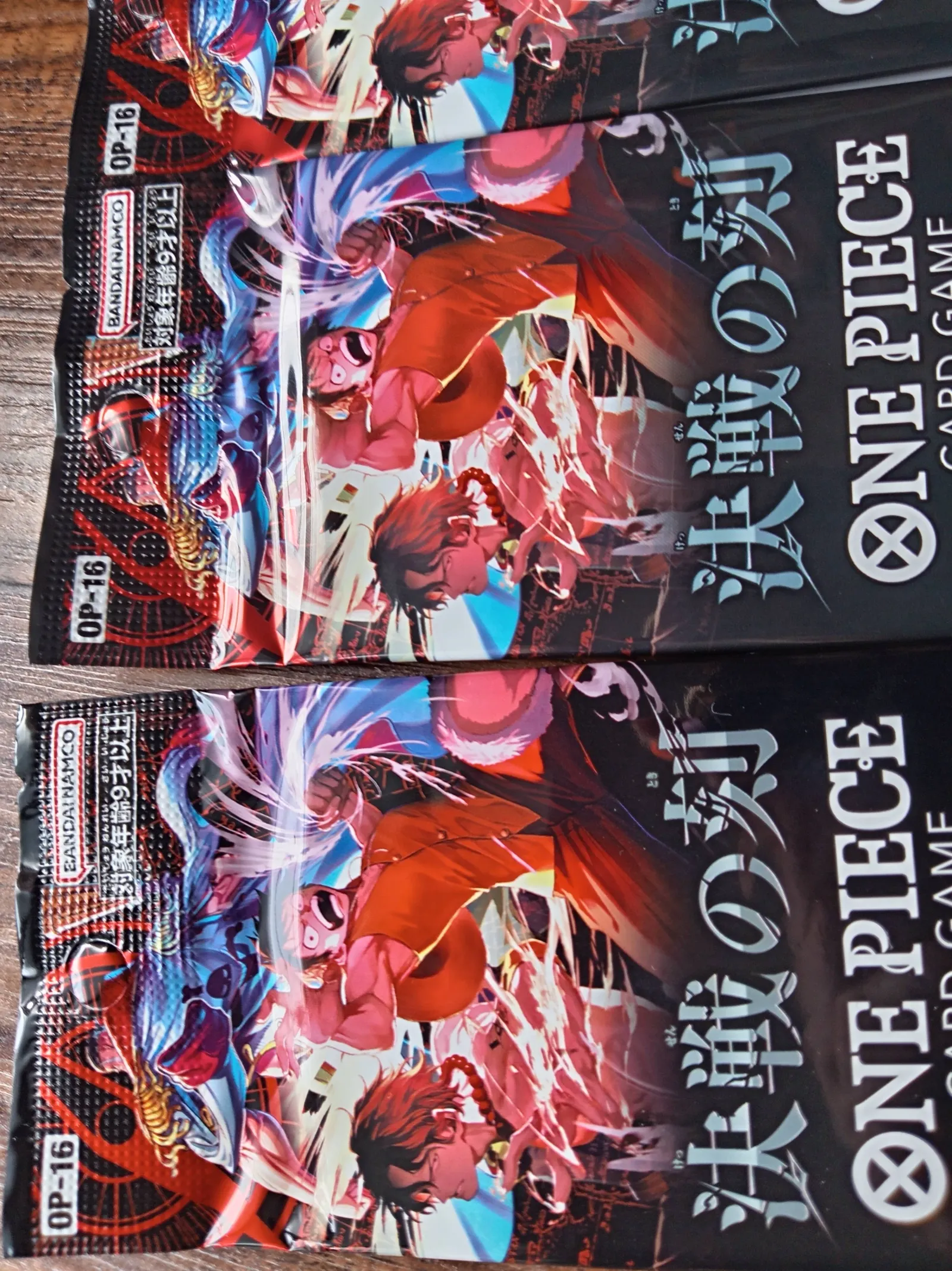 100%Authentic onepiece TCG(6packs)