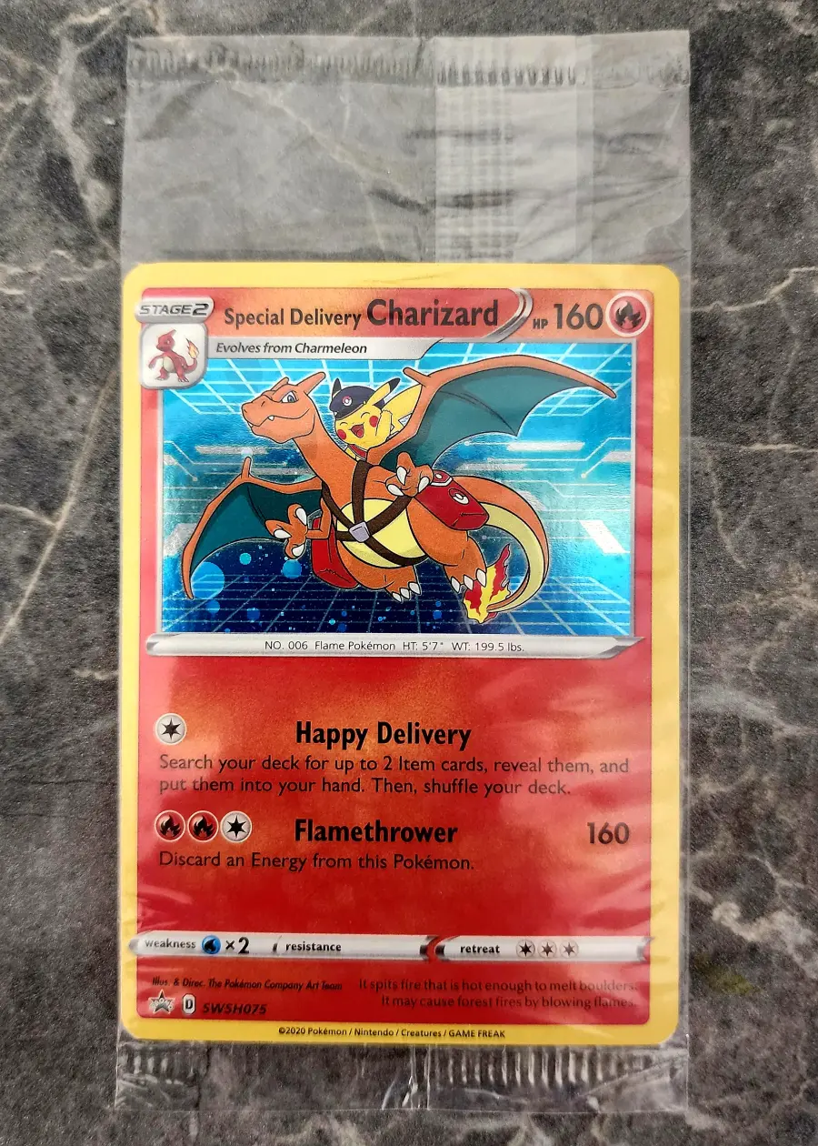 Special Delivery Charizard - SWSH075 - Pokemon Center Online Exclusive Sealed