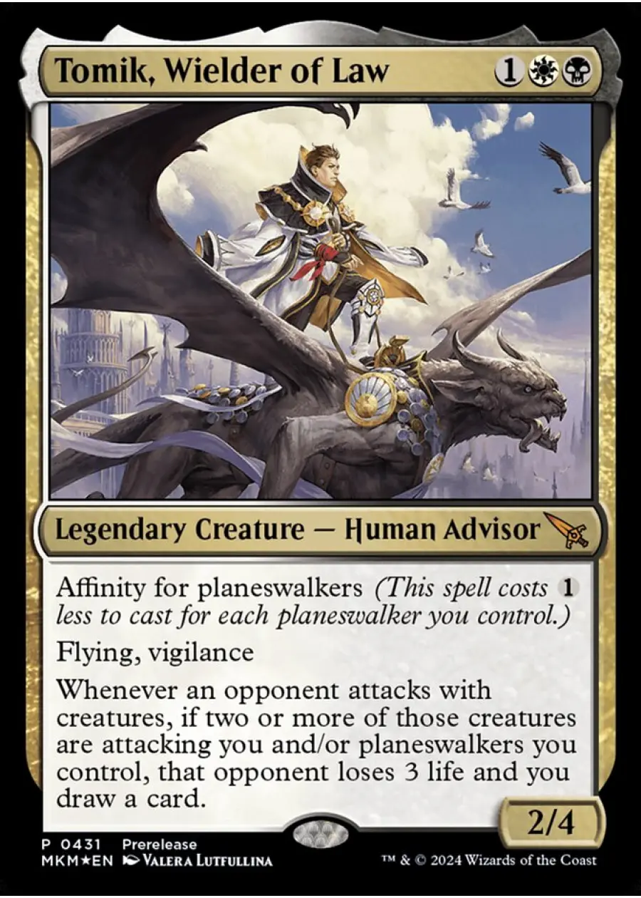 Tomik, Wielder of Law